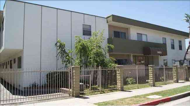 exterior building facade and perimeter fencing